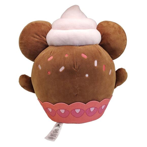 Disney Parks Munchlings Minnie Mouse Strawberry Cupcake 17" Plush Baked Treats - Picture 5 of 10